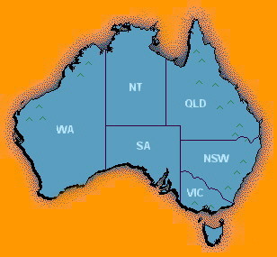 Clicking on one of the states will open up a new window for that state. Note - This is only a sample map